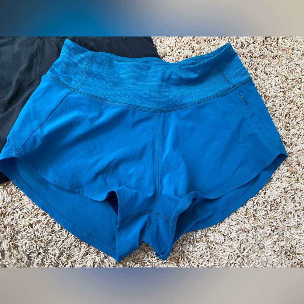 OUTDOOR VOICES NYLON RUNNING SHORTS XS TEAL green